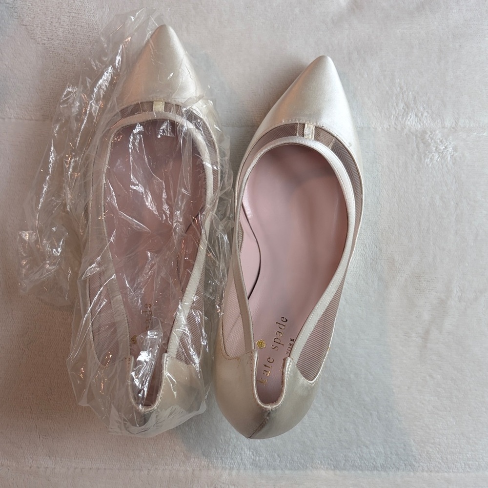 Kate Spade White Formal High Heel Shoes
